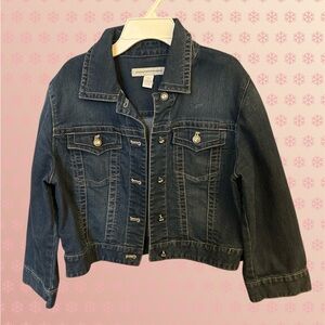 Chico’s  Denim Jacket 80 % cotton.